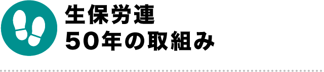 生保労連50年の取組み